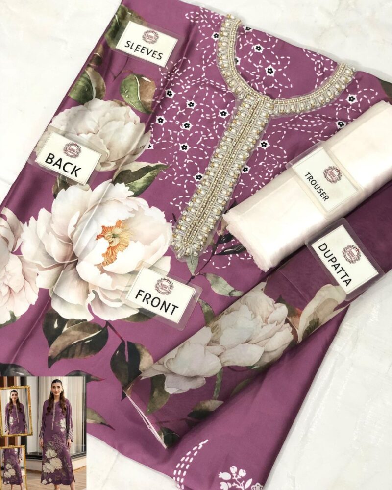 LULUSAR SOFT SILK DIGITAL PRINT WITH ADDA AC-104 - Image 4