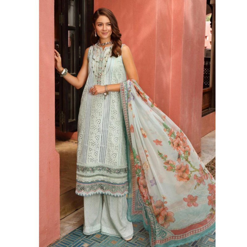 Lawn Collection - Saadia Asad - Luxury Chikankari  AC-39