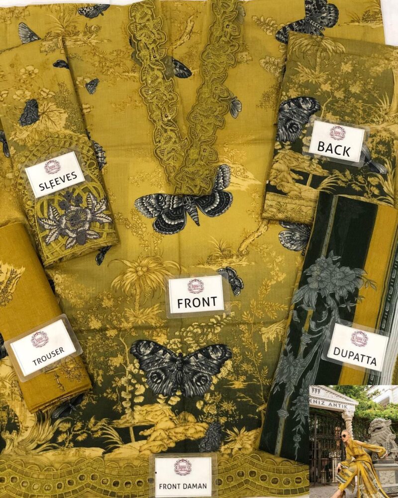 Maria B – M.Prints Cambric Suit AC-156 - Image 5
