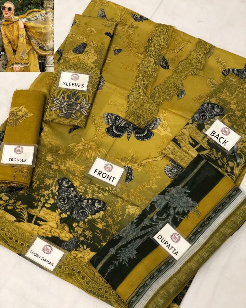 Maria B – M.Prints Cambric Suit AC-156 - Image 3