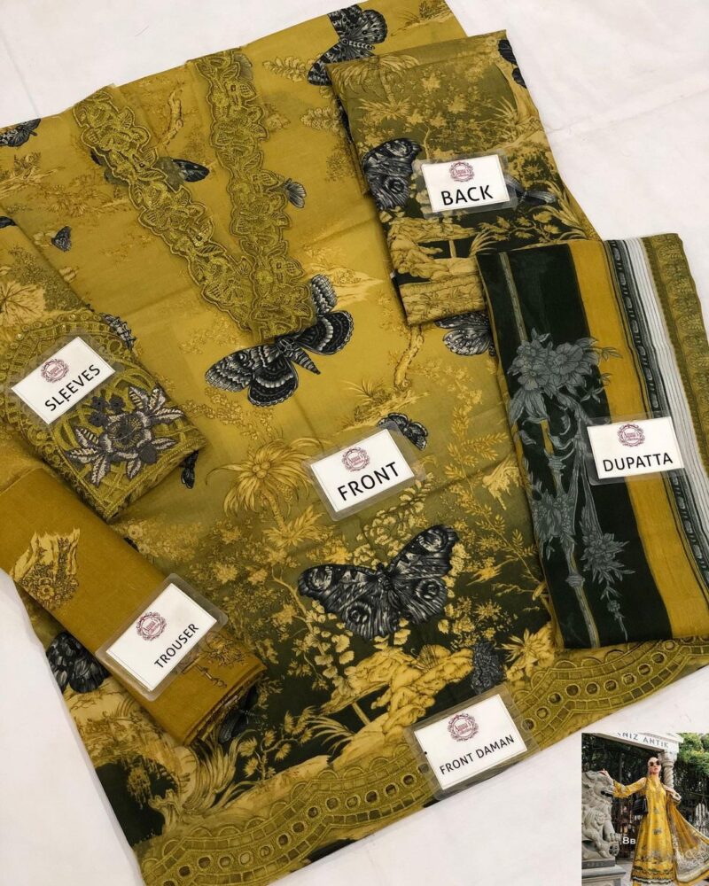 Maria B – M.Prints Cambric Suit AC-156 - Image 2